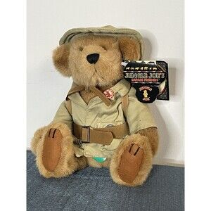 1998 Jungle Joe Talking Plush Teddy Bear Jungle Joe's Safari Friends 9" Works